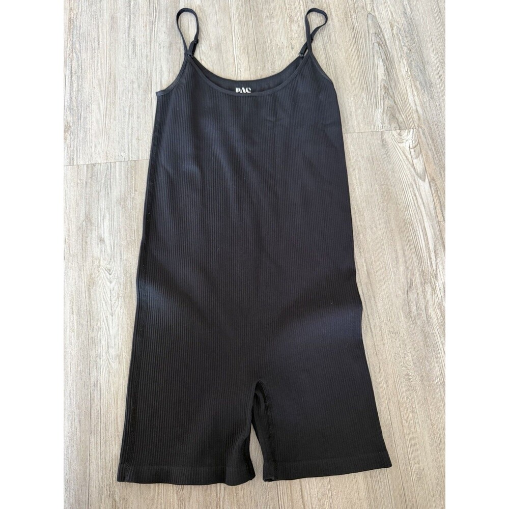 PAC 1980 Ribbed Shorts Bodysuit Medium